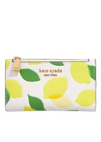 Kate Spade New York Portemonnaie - Morgan Lemon Toss Embossed Saffiano Leather Small - in mehrfarbig - Portemonnaie für Damen