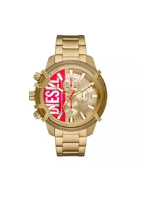 Diesel Uhren - Griffed Chronograph Stainless Steel Watch - in gold - Uhren für Unisex