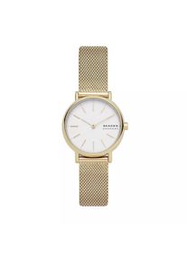 Skagen Uhr - Signatur Lille Slim Steel Mesh Watch - in gold - Uhr für Damen