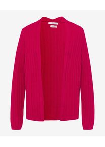 Brax Damen Strickjacke Style ANIQUE, lipstick pink, Gr. 34