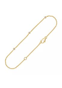 Pukka Berlin Armband - Tri Bezel Diamond Bracelet - in gold - Armband für Damen