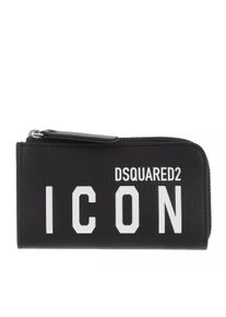 Dsquared2 Portemonnaies - Icon Credit Card Holder - in schwarz - Portemonnaies für Unisex