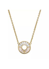 Emporio Armani Halskette - Mother of Pearl Pendant Necklace - in gold - Halskette für Damen
