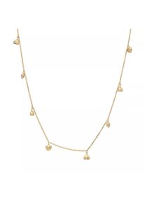 Rachel Jackson London Halskette - Untamed Deco Hearts Gold Necklace - in gold - Halskette für Damen