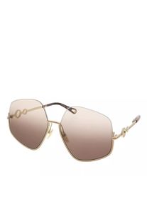 Chloé Chloé Sonnenbrille - CH0068S-003 61 Sunglass Woman Metal - in gold - Sonnenbrille für Damen
