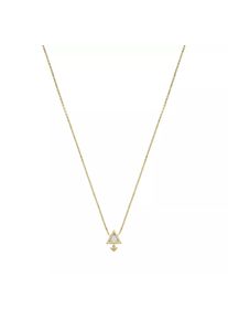 Emporio Armani Halskette - Halskette mit Anhänger aus Edelstahl - in gold - Halskette für Damen