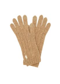 Polo Ralph Lauren Handschuhe - Classiccable Glove - in goldbraun - Handschuhe für Damen