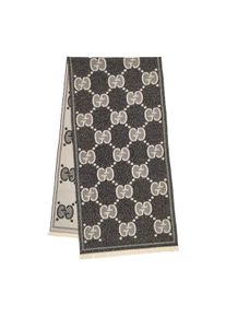 Gucci Tücher & Schals - GG Motif Scarf Wool - in schwarz - Tücher & Schals für Damen