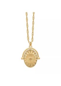 Rachel Jackson London Halskette - Personalised North Star Spinner Gold Necklace - in gold - Halskette für Damen