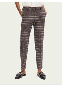 Scotch & Soda Scotch & Soda The Lowry Karierte Mid Rise-Hose im Slim Fit