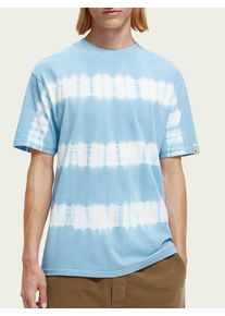 Scotch & Soda Scotch & Soda Relaxed Fit T-Shirt aus Bio-Material mit „Tie-Dye“-Effekt