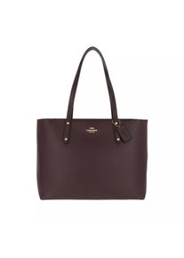 Coach Tote - Polished Pebble Leather Central Tote With Zip - in rot - Tote für Damen