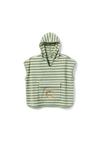 Tchibo Baby- und Kleinkind-Frottierponcho - Beige/Gestreift - Kinder - Gr.: 110/116