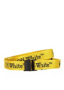 Off-White Gürtel - New Logo Mini Industrial Belt - in gelb - Gürtel für Damen