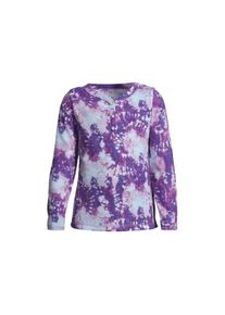 LANDS' END Langarmshirt mit Waffelstruktur für Kinder, Kids,  Lila, Baumwoll-Mischung/Polyester-Mischung, by Lands' End