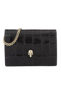 Alexander McQueen Portemonnaie - Skull Chain Wallet - in schwarz - Portemonnaie für Damen