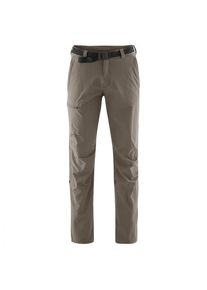 Maier Sports Nil Trekkinghose Herren Wandern (Gr 27 - Short |braun/grau)
