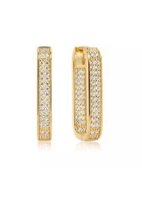 SIF JAKOBS Jewellery Ohrringe - Matera Grande Earrings White Zirconia - in gold - Ohrringe für Damen