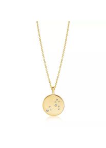 SIF JAKOBS Jewellery Halskette - Zodiaco Leo Pendant White Zirconia - in gold - Halskette für Damen
