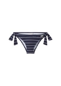 Tom Tailor Damen Gestreifter Bikini-Slip, blau, Streifenmuster, Gr. 36
