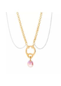 Charlotte Chesnais Halskette - Collier Eclipse Perle Necklace - in gold - Halskette für Damen
