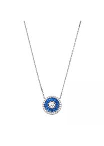 Michael Kors Halskette - Michael Kors Sterling Silver Blue Tapered Baguette - in silber - Halskette für Damen