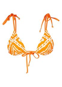 Bikini Top Seafolly Zanzibar Slide Tri Damen (Gr 12 |orange)