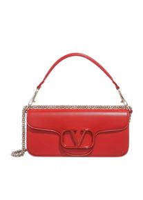 Valentino Garavani Crossbody Bags - V-Logo Satchel Bag - in rot - Crossbody Bags für Damen