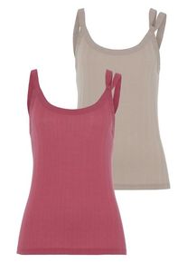 Vivance Spaghettitop mehrfarbig Gr. 32/34 für Damen. Mit Rundhals. Bequem. Nachhaltig.