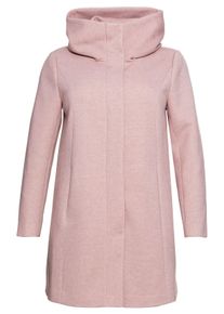 Große Größen Longjacke mit Kapuze, aus schwerem Sweat Gr. 44 rosa von sheego für Damen