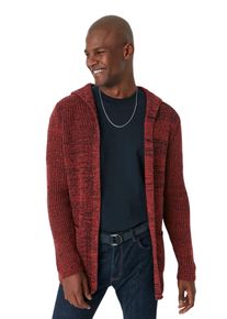 Trendyol Herren Regular Standard Hood Strickwaren Cardigan Pullover, Dusty Rose, X-Large