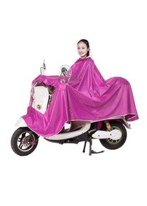 FakeFace Große Damen Herren Regenponcho Regenumhang Motorad Regenmantel Regenjacke mit Reflektierende Wasserdichte Trenchcoat Parka Regenkleidung Raincoat Regencape
