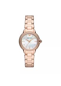 Emporio Armani Uhr - Three-Hand Stainless Steel Watch - in gold - Uhr für Damen