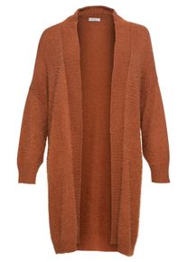 Sheego by Miyabi Kawai Große Größen Strickjacke in Oversize-Form, in flauschiger Qualität Gr. 48/50 braun von sheego für Damen