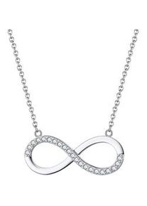 Halskette/Infinitykette mit Zirkonia 925er Silber