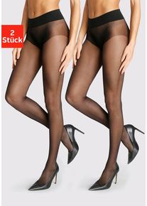 Lascana Feinstrumpfhose schwarz Gr. S (36/38) für Damen