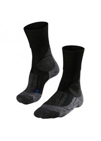 Wandersocken Falke TK1 Cool Herren (Gr 46-48 |schwarz/grau)