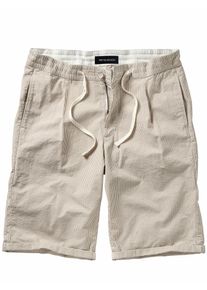 Mey & Edlich Herren Kurze Hose Regular Fit Beige einfarbig