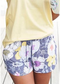Vivance Dreams Schlafshorts mehrfarbig Gr. 32/34 für Damen. Mit Allover-Druck. Loose Fit. Nachhaltig.