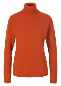 Rollkragen-Pullover aus Schurwolle und Kaschmir include orange