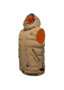 STONE HARBOUR Sportliche Herren Steppweste Outdoorweste mit abnehmbarer Kapuze Egoor