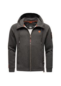 STONE HARBOUR Herren Kapuzensweatjacke sportliche Sweatjacke mit Logoprint und Kapuze Finn Luca