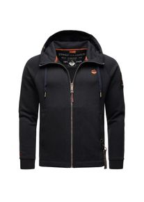 STONE HARBOUR Herren Kapuzensweatjacke sportliche Sweatjacke mit Logoprint und Kapuze Finn Luca