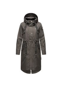 Navahoo Damen Modischer Funktionsparka Übergangs Outdoorjacke mit Kapuze Josinaa