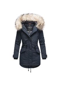 Navahoo Damen Wintermantel Parka mit abnehmbarem Kunstfell Lady Like