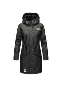 Navahoo Damen Outdoorjacke modischer Outdoor Regenmantel Deike