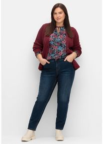 Große Größen Schmale Jeans in Curvy-Schnitt PIA, in 5-Pocket-Form Gr. 44 blau von sheego für Damen