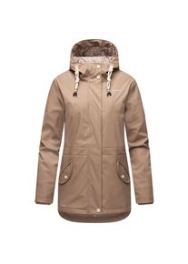 Navahoo Damen Warmer Regenjacke Wasserdichter Regenmantel mit Kapuze Oceans Heart