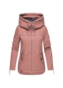 Navahoo Damen Moderner Outdoorjacke Übergangsparka aus Baumwolle mit Kapuze Wekoo