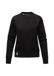 Navahoo Damen Stylischer Kapuzensweatshirt Pullover mit Rundhals-Ausschnitt ZUCKERSCHNECKE